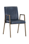 Channeled Leather Look Dining Chair | Splendido Homer | Oroa.com