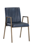 Channeled Leather Look Dining Chair | Splendido Homer | Oroa.com