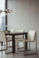 Cream Leather Look Dining Chairs (2) | Splendido Blair | Oroa.com