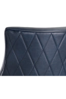 Contract furniture - Bronze Cantilever Leather Dining Chairs (2) - www.oroatrade.com