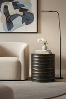 Black Cylindrical End Table | Splendido Corey | Oroa.com