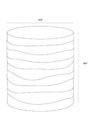 Black Cylindrical End Table | Splendido Corey | Oroa.com