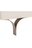 Cream Wood 2-Drawer Nightstand | Splendido Celine | Oroa.com