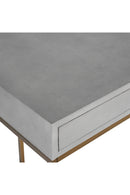 Gray Shagreen 2-Drawer Desk | Splendido Jiro | Oroa.com