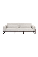 Brown Leather Piped Sofa | Splendido Belinda | Oroa.com
