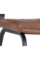 Leather Look Industrial Dining Chairs (2) | Splendido Berkley | Oroa.com