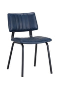 Leather Look Industrial Dining Chairs (2) | Splendido Berkley | Oroa.com