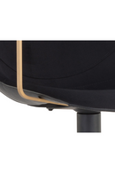 Black Leather Swivel Dining Chair | Splendido Cassius | Oroa.com