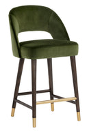 Green Cutout-Back Counter Stool | Splendido Monae | Oroa.com