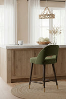 Green Cutout-Back Counter Stool | Splendido Monae | Oroa.com
