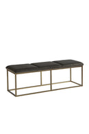 Rustic Bronze Frame Bench | Sunpan Alley | Oroa.com