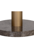 Round Gray Marble Bistro Table | Splendido Monaco | Oroa.com