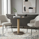 Hospitality furniture - Round Gray Marble Bistro Table - www.oroatrade.com