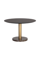 Black Oak Round Dining Table | Splendido Monaco | Oroa.com