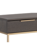 Gray Oak 3-Drawer Console Table | Splendido Rebel | Oroatrade.com