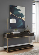 Gray Oak 3-Drawer Console Table | Splendido Rebel | Oroatrade.com