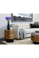 Antique Brass Round End Table | Splendido Bernaby | Oroa.com