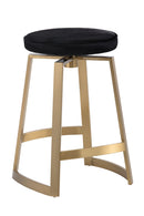 Gold-Base Swivel Counter Stool | Splendido Hendrix | Oroa.com