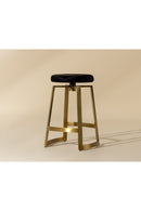 Gold-Base Swivel Counter Stool | Splendido Hendrix | Oroa.com