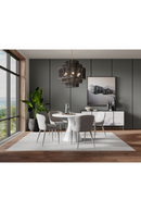 Taupe Leather Dining Chairs (2) | Splendido Evora | Oroa.com