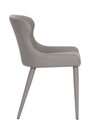 Taupe Leather Dining Chairs (2) | Splendido Evora | Oroa.com