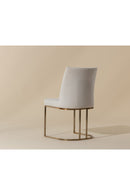 Cream Cantilevered Dining Chairs (2) | Splendido Rayla | Oroa.com
