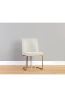 Cream Cantilevered Dining Chairs (2) | Splendido Rayla | Oroa.com