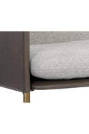 Leather Arm Gray Lounge Chair | Splendido Bellevue | Oroa.com