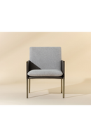 Leather Arm Gray Lounge Chair | Splendido Bellevue | Oroa.com