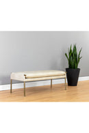 Brass Frame Modern Bench | Splendido Bellevue | Oroa.com