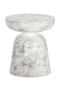 Marble-Look Indoor/Outdoor End Table | Splendido Lucida | Oroa.com