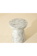 Marble-Look Indoor/Outdoor End Table | Splendido Lucida | Oroa.com