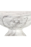 Round Marble-Look Indoor/Outdoor End Table | Splendido Goya | Oroa.com