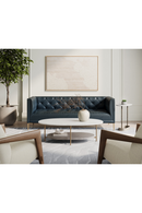 Oval White Marble End Table | Splendido Eden | Oroa.com