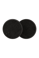 Black Marble Nesting End Tables (2) | Splendido Kyrie | Oroa.com