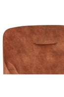 Orange Velvet Look Lounge Chair | Splendido Cameron | Oroa.com