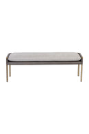 Brass Frame Modern Bench | Splendido Bellevue | Oroa.com