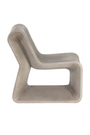 Gray Concrete Indoor/Outdoor Lounge Chair | Splendido Odyssey