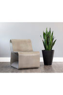 Gray Concrete Indoor/Outdoor Lounge Chair | Splendido Odyssey