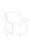 Gray Concrete Indoor/Outdoor Lounge Chair | Splendido Odyssey