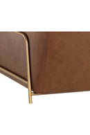 Vintage Brown Leather Lounge Chair | Splendido Cybil | Oroa.com