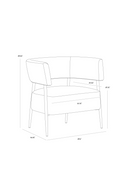 Antique Brass Legs Lounge Chair | Splendido Maestro | Oroa.com