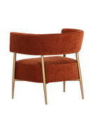 Antique Brass Legs Lounge Chair | Splendido Maestro | Oroa.com