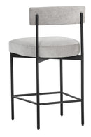 Low Back Fabric Counter Stool | Splendido Seneca | Oroa.com