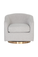 Curved Swivel Lounge Chair | Splendido Hazel | Oroa.com