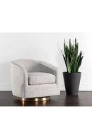 Curved Swivel Lounge Chair | Splendido Hazel | Oroa.com