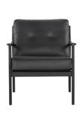 Button-Tufted Leather Lounge Chair | Splendido Gilmore | Oroa.com