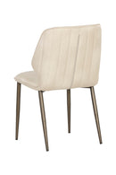Channeled Leather Look Dining Chairs (2) | Splendido Clinton | Oroa.com
