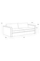 Contract furniture - Classic Transitional Sofa - www.oroatrade.com