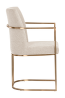 Antique Brass Framed Dining Armchair | Splendido Rayla | Oroa.com